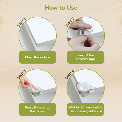 R for Rabbit Protector Plus Corner Cushion Guard White Safety