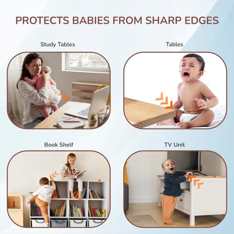 R for Rabbit Protector Plus Safedge Cushion Guards White Safety