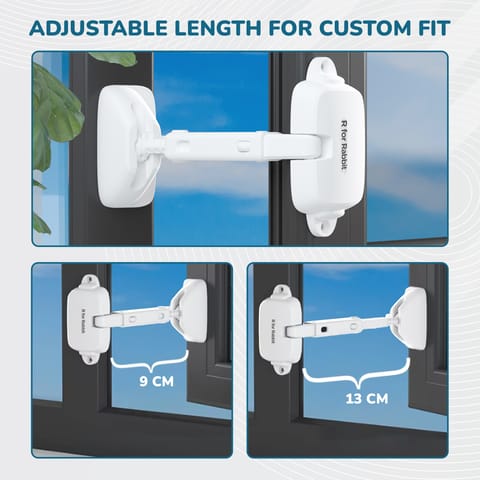 R for Rabbit Protector Plus Window Locker White Safety