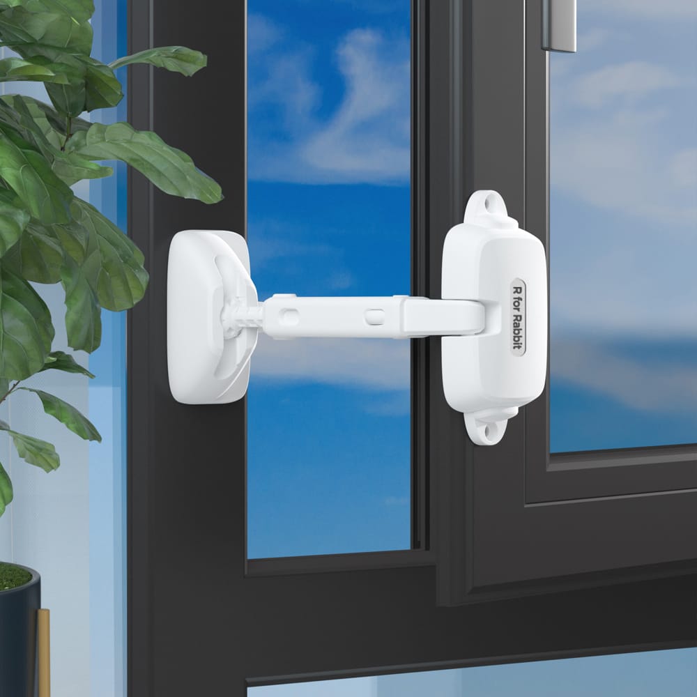 R for Rabbit Protector Plus Window Locker White Safety