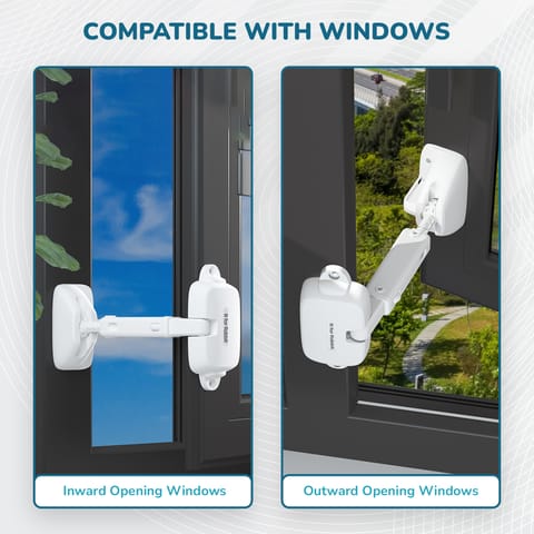R for Rabbit Protector Plus Window Locker White Safety