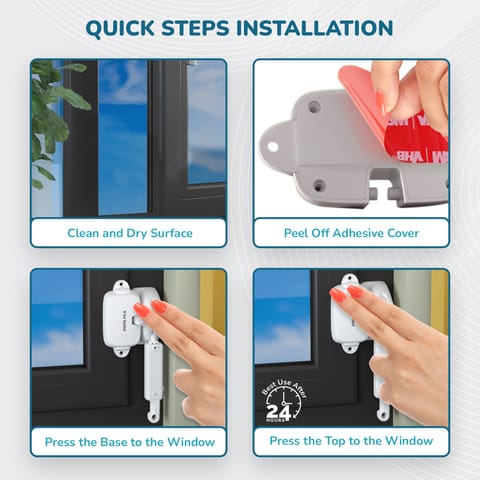 R for Rabbit Protector Plus Window Locker White Safety