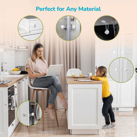 R for Rabbit Protector Plus Cabinet Locker White Safety