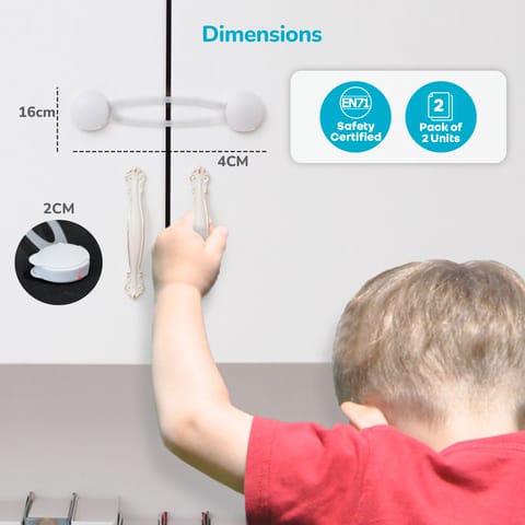R for Rabbit Protector Plus Cabinet Locker White Safety