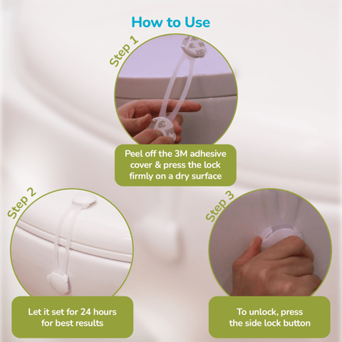 R for Rabbit Protector Plus Cabinet Locker White Safety