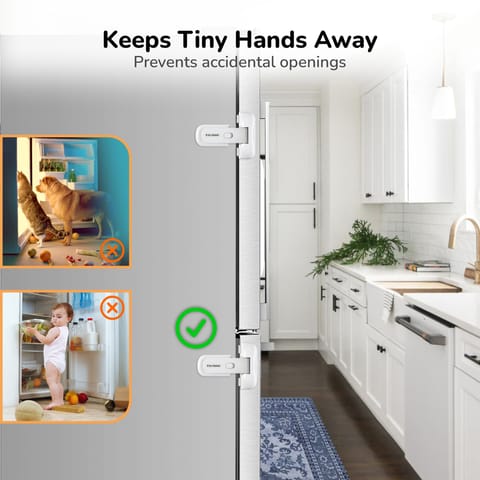 R for Rabbit Protector Plus Fridge Locker White Safety