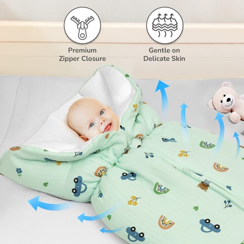 R for Rabbit Snuggy Bliss Teddy Green Bedding