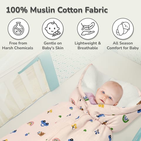 R for Rabbit Snuggy Bliss Teddy Pink Bedding