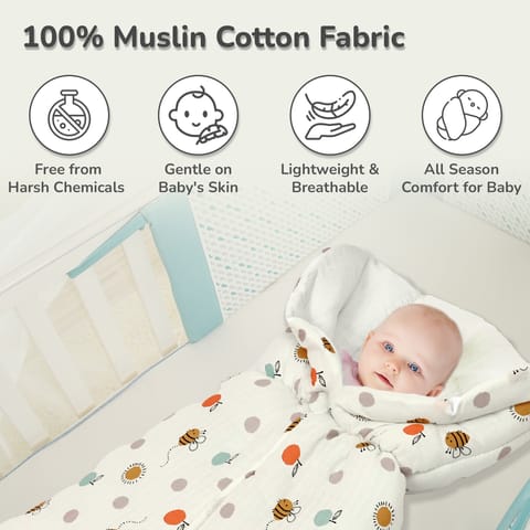 R for Rabbit Snuggy Bliss Honey White Bedding