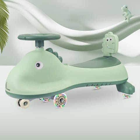 R for Rabbit Iya Iya Dino Sea Green Swing Car