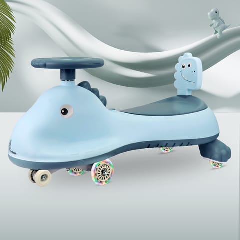 R for Rabbit Iya Iya Dino Sky Blue Swing Car