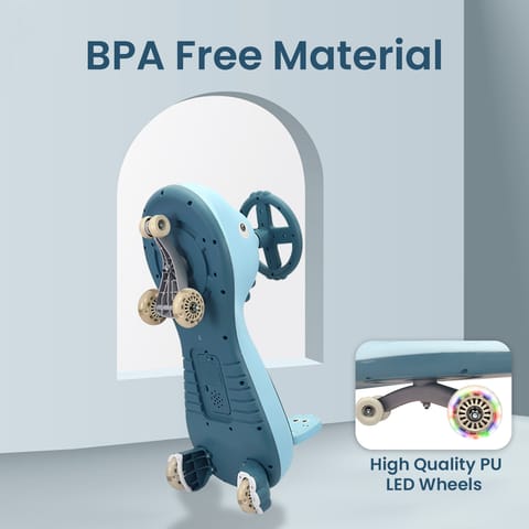 R for Rabbit Iya Iya Dino Sky Blue Swing Car