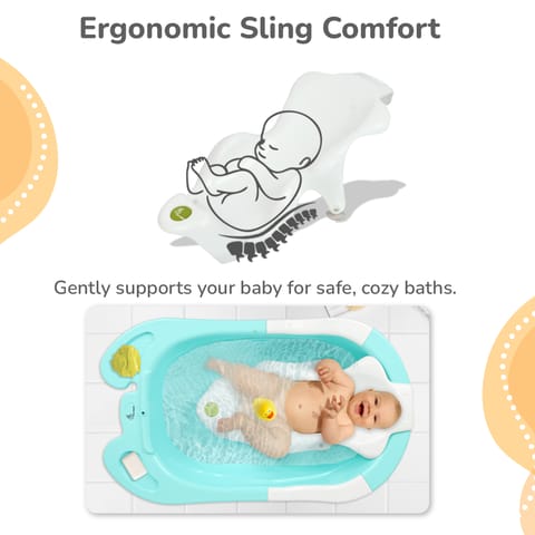 R for Rabbit Bubble Double Snowy Green White Bath Tub