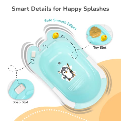 R for Rabbit Bubble Double Snowy Green White Bath Tub