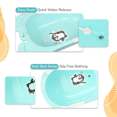 R for Rabbit Bubble Double Snowy Green White Bath Tub