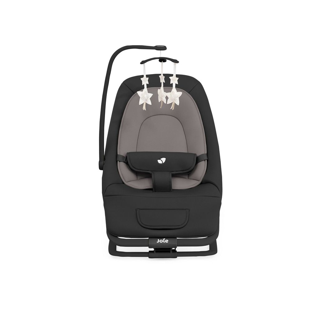 Joie Dreamer Baby Bouncer and Rocker -Soothing Vibrations and Music, Lightweight with 3 Position Reclining Seat, 2 Position Adjustable Leg & 3-point Harness System (Birth to 9 kg; Chair: 9kg to 15 kg)