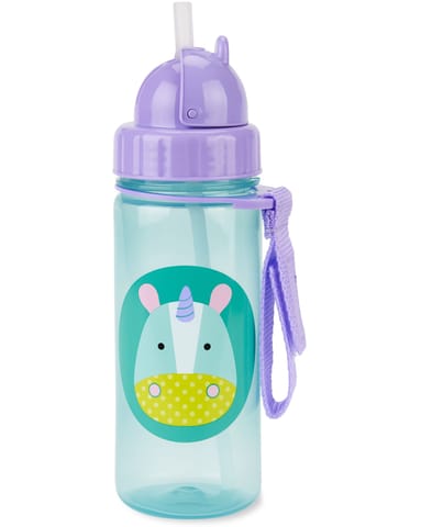 Skip Hop Zoo Straw Bottle Pp Unicorn (18 Months to 36 Months)