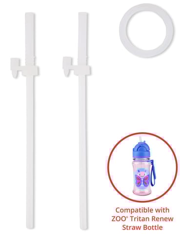 Skip Hop Zoo Extra Straws 2pk Tritan Renew