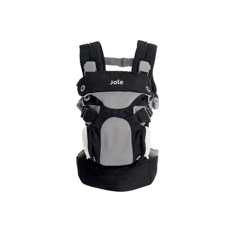 Joie Savvy 4-in-1 Baby Carrier, Comfort & Convenience, Suitable from 3.5 to 15 kg, Soft Mercerized Cotton, Magnetic Buckles, Sun Hood & Windshield, Ergonomic Design