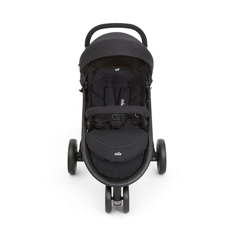 Joie Litetrax 3 (2in1) 3-Wheel Stroller – Travel System Ready with Lie-Flat Recline, UPF 50+ Canopy, One-Hand Fold & All-Wheel Suspension | Compatible with Joie Infant Carriers | Birth to 15kg
