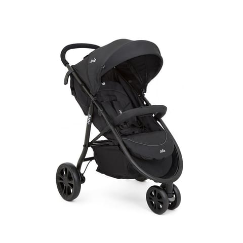 Joie Litetrax 3 (2in1) 3-Wheel Stroller – Travel System Ready with Lie-Flat Recline, UPF 50+ Canopy, One-Hand Fold & All-Wheel Suspension | Compatible with Joie Infant Carriers | Birth to 15kg