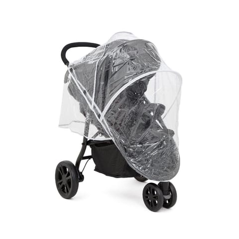 Joie Litetrax 3 (2in1) 3-Wheel Stroller – Travel System Ready with Lie-Flat Recline, UPF 50+ Canopy, One-Hand Fold & All-Wheel Suspension | Compatible with Joie Infant Carriers | Birth to 15kg