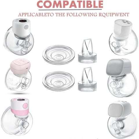 Momcozy Breastfeeding Access Flange Insert 21 mm for S9 Pro/S12 Pro Transparent