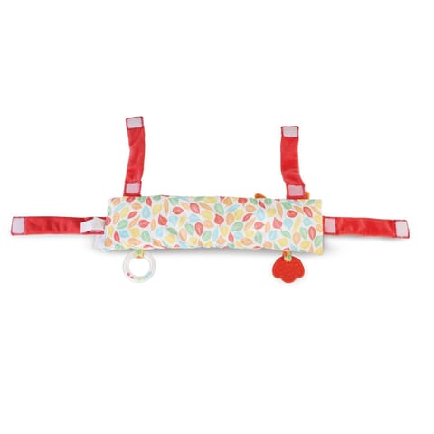 Nuluv Stroller-Cot Plush Toy, Rattle Toys for Crib, Pram, Newborn Sensory Toy Best Gift for 0-12 Months - Multicolor