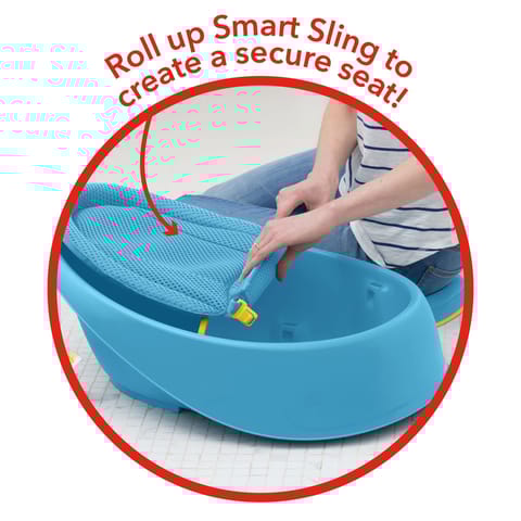 Skip Hop Moby Bathtub with Sling, Blue