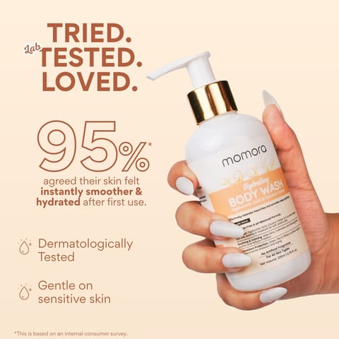 Momora Hydrating Body Wash | Pregnancy Safe Skincare | 200 Gm