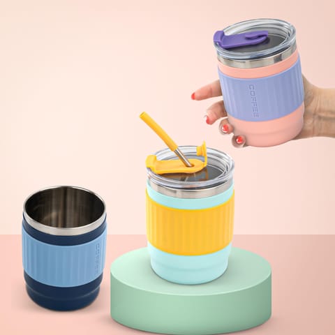 BAYBEE Sipper Cup for Kids | BPA-Free Silicone Sipper Cup with Straw for Baby & Toddlers | Drinking Training Anti Spill Sippy Cup, Spill Proof & Non-Slip Spout Cup for Infants 6+ Months (Green)