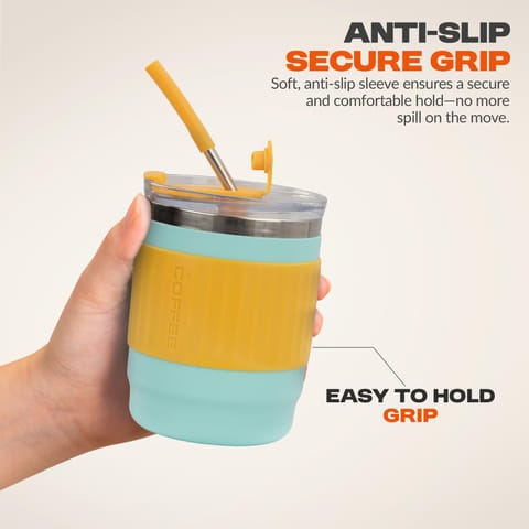 BAYBEE Sipper Cup for Kids | BPA-Free Silicone Sipper Cup with Straw for Baby & Toddlers | Drinking Training Anti Spill Sippy Cup, Spill Proof & Non-Slip Spout Cup for Infants 6+ Months (Green)