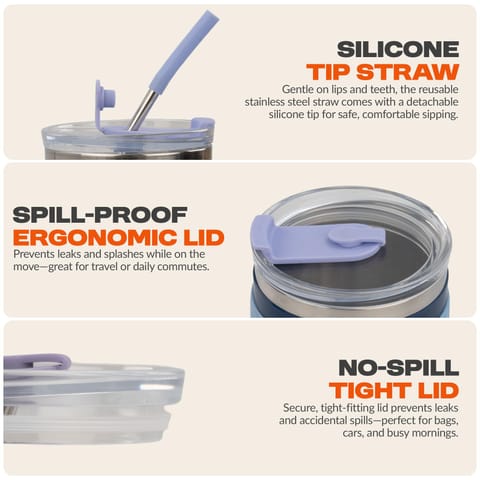 BAYBEE Sipper Cup for Kids | BPA-Free Silicone Sipper Cup with Straw for Baby & Toddlers | Drinking Training Anti Spill Sippy Cup, Spill Proof & Non-Slip Spout Cup for Infants 6+ Months (Blue)