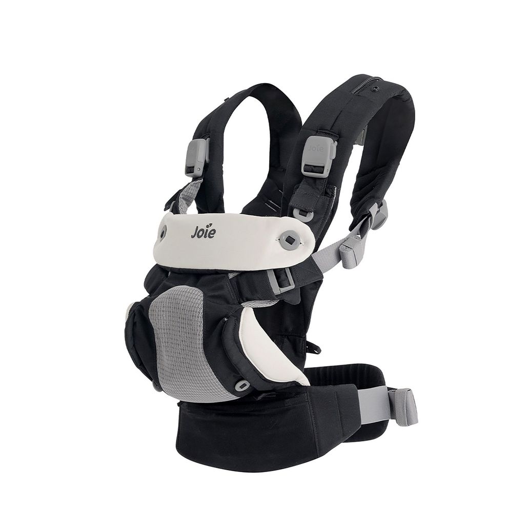 Joie Savvy 4-in-1 Baby Carrier, Comfort & Convenience, Suitable from 3.5 to 15 kg, Soft Mercerized Cotton, Magnetic Buckles, Sun Hood & Windshield, Ergonomic Design