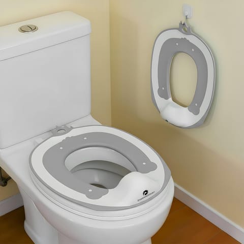 StarAndDaisy Potty Seat/Chair for Kids 1-5 Years / 3-In-1 Baby Toilet Training Seat with Anti-Slip Pads, Removable Potty Pot, Potty Training Seat for Baby & Kids -Grey