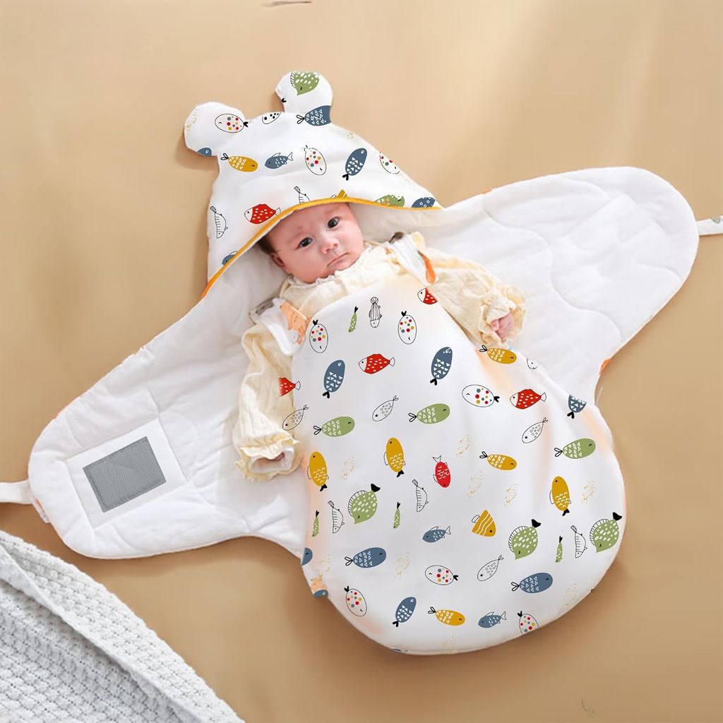 StarAndDaisy Swaddle for New Born Baby/Soft 100% Pure Cotton Muslin Swaddle Cloth/Large Multipurpose Baby Swaddle Wrap for Newborns.