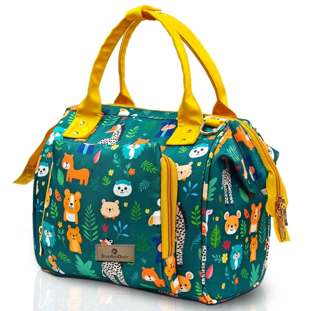 StarAndDaisy Diaper Bag/Diaper Bags for Mom with Light Weight and Potable Design/Multi Compartments, Waterproof Baby Bag with Ultra soft fabric.