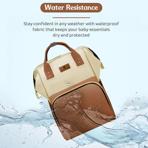 StarAndDaisy Diaper Bag for Mothers for Travel – 27L Lightweight Waterproof Leatherite Diaper Bag/Baby Bag for Mother Travel with 15 Multi-Purpose Pockets & Quick Access Diaper Pocket