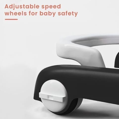 StarAndDaisy Baby Walkers For 6-24 Month Baby Boy Girl/Walker For Kids For 1 Years With Adjustable Height, Musical Tray/WalkerBaby With Brakes Prevant from Falling,Royal Black