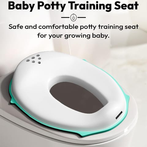 Uonibaby by StarAndDaisy Baby potty seat for kids 2-5 years Ergonomic Toddler Potty Chair, Splash Guard & Non-Slip Base/Portable & Easy Clean Potty Seat for Babies -Aqua