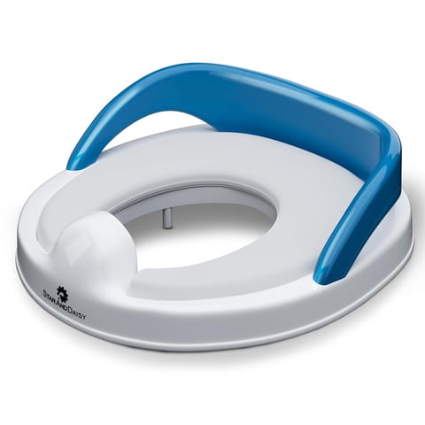 StarAndDaisy Potty Training Seat – Child Safety Buckle Fixation Technology/Potty Seat for Kids 1-5 Years/Baby Potty Seat with Comfortable Soft Cushion, Splash Proof Design, Anti Skid Legs-Blue