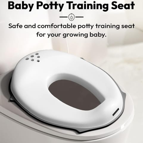 Uonibaby by StarAndDaisy Baby potty seat for kids 2-5 years Ergonomic Toddler Potty Chair, Splash Guard & Non-Slip Base/Portable & Easy Clean Potty Seat for Babies -Black