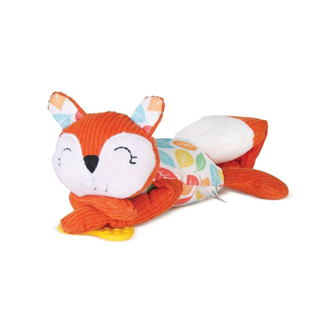 Nuluv Squirrel Soft Toy - Teether, Squeaky Crinkle Squirrel Play Toy for Baby 3 Months+