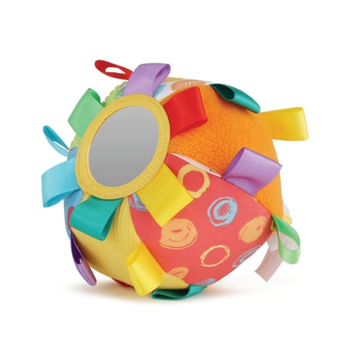 Nuluv Activity Ball for Kids, Learning and Activity Playball, Infant, Toddler, and Preschool Toy for 3+ Months Old, Improves Fine Motor and Cognitive Skills, BPA, Phthalates and PVC Free, Multicolour