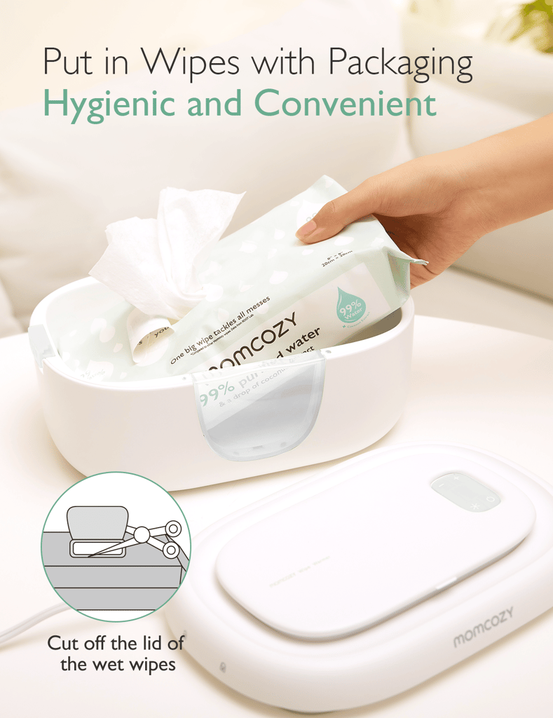 Momcozy Health Care Baby Wipe Warmer White