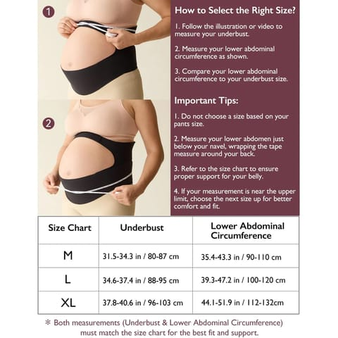 Momcozy Maternity Accessory Maternity Belt - Size L Skin