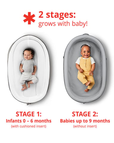 Skip Hop Sweet Retreat 2-Stage Baby Lounger