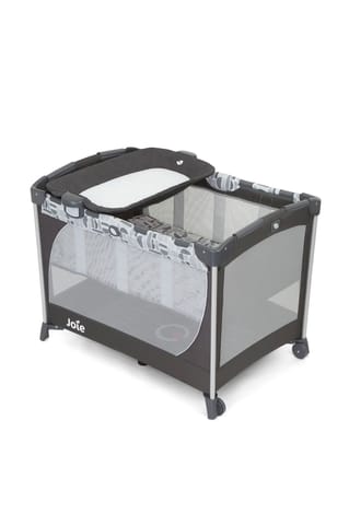 Joie Commuter Change Travel Cot - Compact Fold Playyard Suitable from Birth to 15 kg