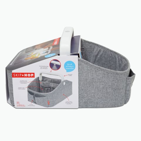 Skip Hop Light Up Diaper Caddy, Grey, 1 Count (Pack of 1) (304300)