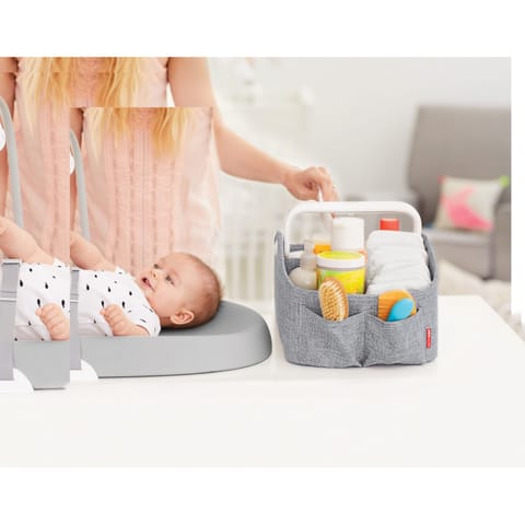 Skip Hop Light Up Diaper Caddy, Grey, 1 Count (Pack of 1) (304300)